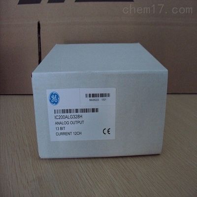 GE IC200ALG328 출력 모듈 13-비트 8 또는 12 채널 5V 출력 50mA 최대.