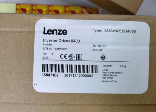 E84AVSCE1534VB0 LENZE 모터 주파수 인버터 50 hz 내지 60 hz 15 kw 3/PE AC 400V 500V