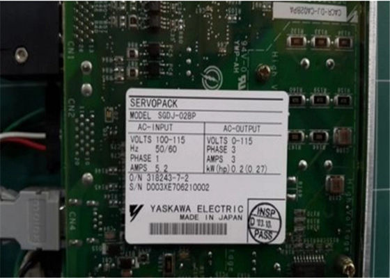 SGDJ-02BP 나뒤스트리얼 서보 드라이브 서보기구 팩 야스카와 0.2 kw 50HZ 60HZ