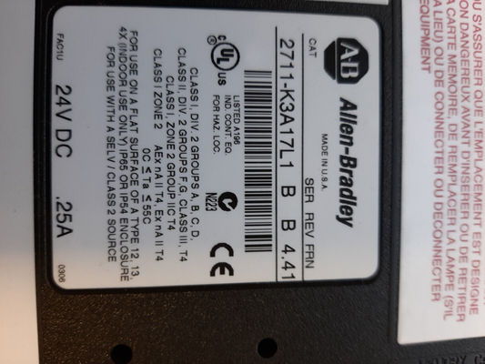 2711-K3A17L1 RS232 DF1 HMI 터치 스크린 알렌 브래들리 패널뷰 128 Ｘ 64 화소