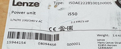 I500 레은제 I5DAE222B10010000S 1ph 내지 3ph AC 인버터는 9.6A 2.2kW 230V를 운전합니다