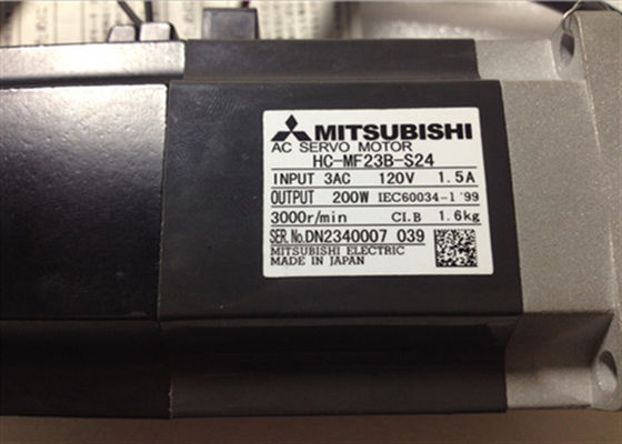 HC-MF23B-S24 미츠비시 산업적 서보 모터 3000RPM 200W 3AC