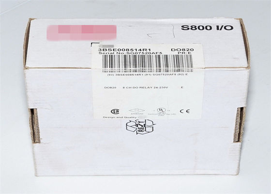 ABB DI821 S800 I/O 모듈 DO820 3BSE013250R1 디지털 출력 모듈 8 CH 230 Ｖ 에어컨 / d.c