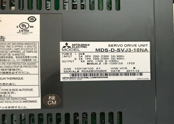 미츠비시 MELDAS 1.0KW 서보 모터 운전자 MDS-D-SVJ3-10NA 인더스트리얼 3 단계 AC 운전