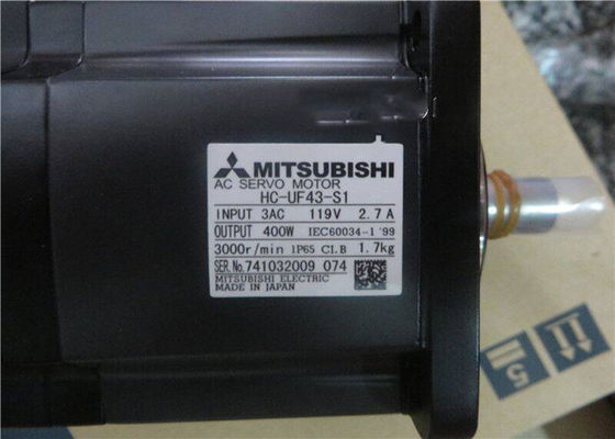 주식에서 미츠비시 400W 자동차 HC-UF43-S1 산업적 AC 서보 모터 3000rpm 뉴