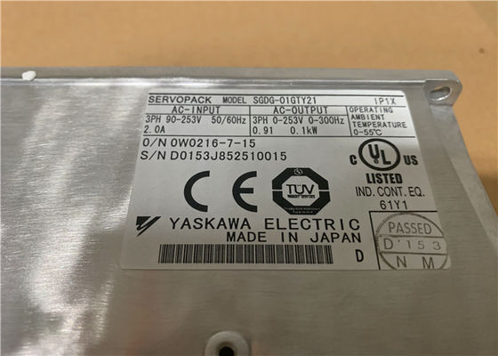 산업적 교류 서보 팩 야스카와 전기  SGDG-01GTY21 SERVOPACK은  90-253V를 입력했습니다