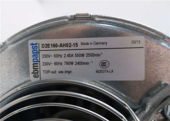 ABB VFD ACS800 인버터 인더스레일 냉각 Fan을 위한 EBMPAPST 원심분리기 팬 D2E160-AH02-15