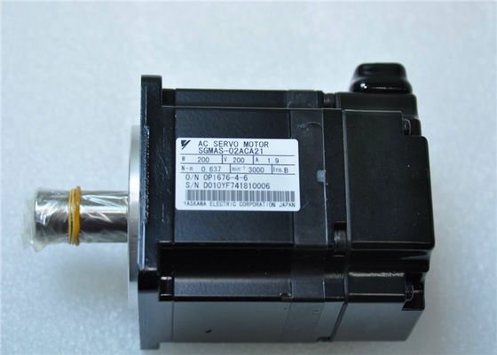 야스카와  SGMAH 시그마 II SGMAS-02ACA21 AC 서보 모터 200W 1.9A 0.637N.m