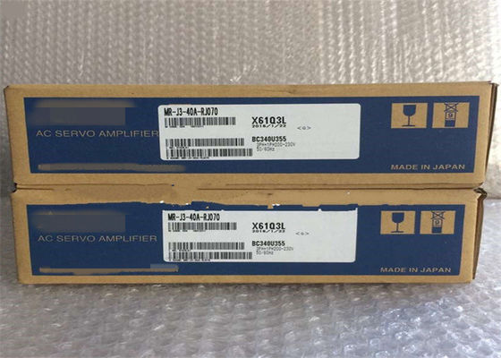 새로운 미츠비시 전기 400W 교류 서보 증폭기 MR-J3-40A-RJ070 MELSERVO-J3 산업적 드라이브