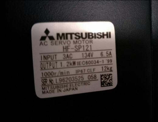 HF-SP121 AC 산업적 서보 모터 미츠비시 HF 시리즈 1W 2000RPM