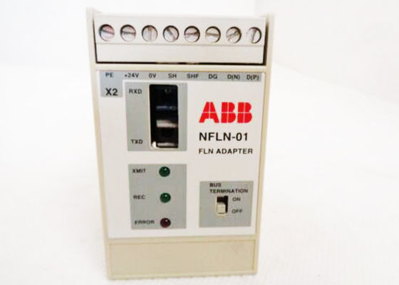 VFD 드라이브 모듈을 위한 NFLN-01 FLN 어댑터 모듈 3AUA575001B72 24V 딘 레일
