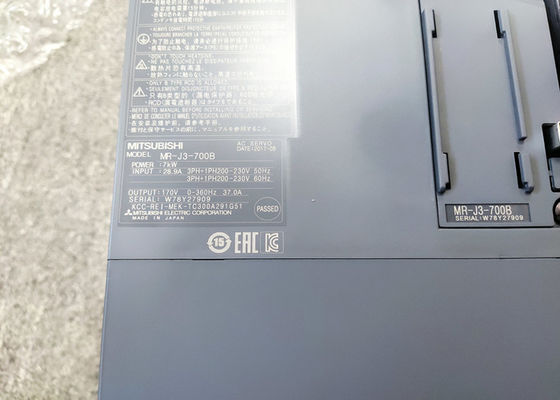 제어 시스템에서 미츠비시 3 단계 교류 서보 운전자 MR-J3-700B 7KW 모터 증폭기