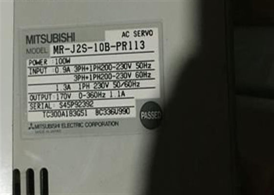 MR-J2S-10B-PR113 미츠비시 교류 서보 증폭기 MELSERVO MR-J2S