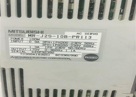 MR-J2S-10B-PR113 미츠비시 교류 서보 증폭기 MELSERVO MR-J2S