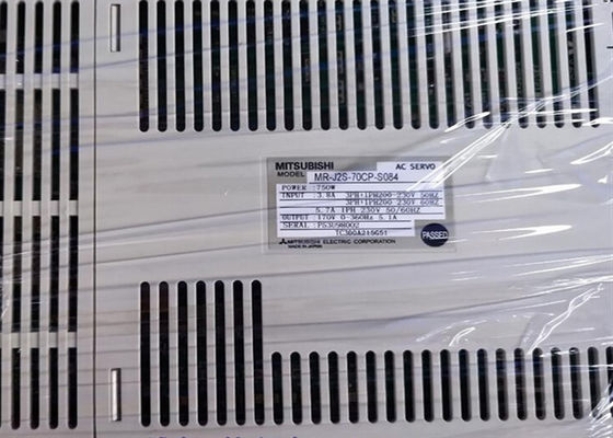 MR-J2S-70CP-S084 미츠비시 산업적 서보기구는 3PH 200-230VAC 50/60HZ 750W를 운전합니다