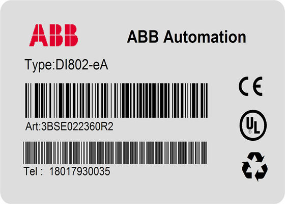 ABB DI802 3BSE022360R1 S800L I/O 모듈 DI802 EA 3BSE022364R2 디지털입력모듈