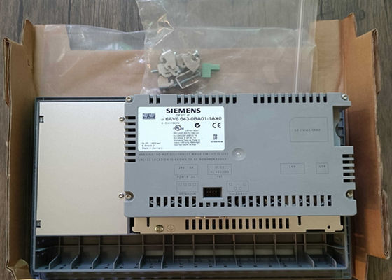 지멘스 6AV6 643-0BA01-1AX0 HMI 터치 스크린 조작판 6 색상