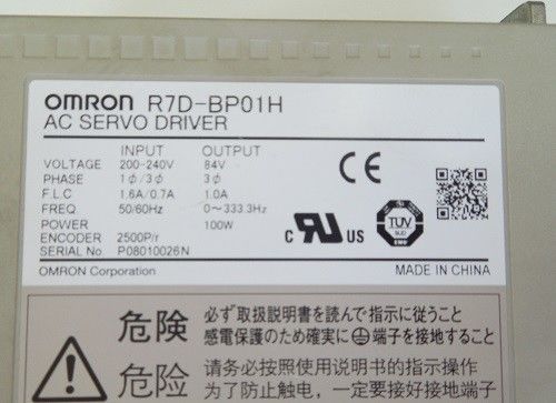 옴론 R7D-BP01H 서보 기구에 의하 AC 200VAC 공급 1A 200V 로드 100 Ｗ 230 Ｖ 단일 상