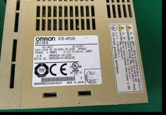 옴론 R7D-BP02HH 서보 기구에 의한 AC 200VAC 공급 1.6A 200V 로드 200 Ｗ 샤시 탑재