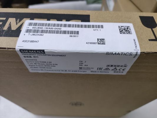 콤팩트 플래시 카드 없는 프로피버스 인터페이스와 지멘스 6SL3040-1MA00-0AA0 CU320-2 DP.