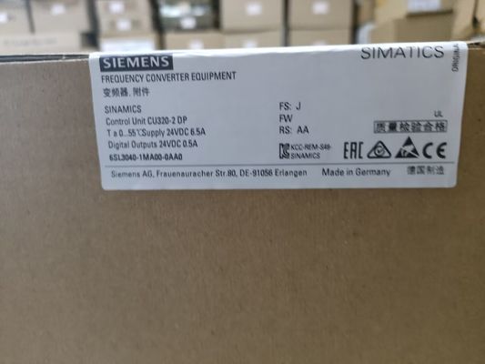 콤팩트 플래시 카드 없는 프로피버스 인터페이스와 지멘스 6SL3040-1MA00-0AA0 CU320-2 DP.