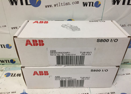 ABB TU818V1 소형화 모듈 단말장치, MTU, 50V 3BSE069209R1 S800 신호 입출력 단자