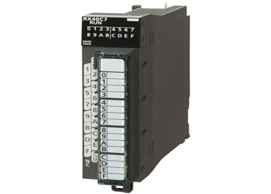 미츠비시  RX40C7 DC 디지털입력모듈 16I/O /16DI 16 Ｘ 디지털 입력 24VDC 트랜지스터