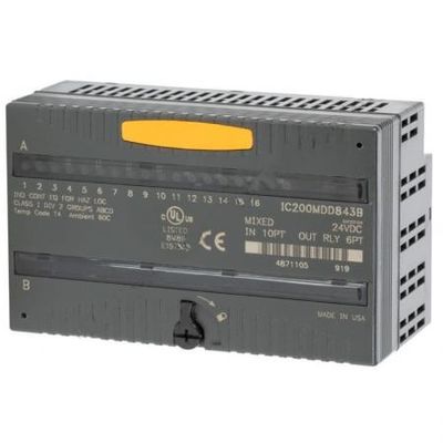 GE IC200CHS003 입출력 캐리어 VERSAMAX 지역 연결기 스타일 통합형 수직 방향