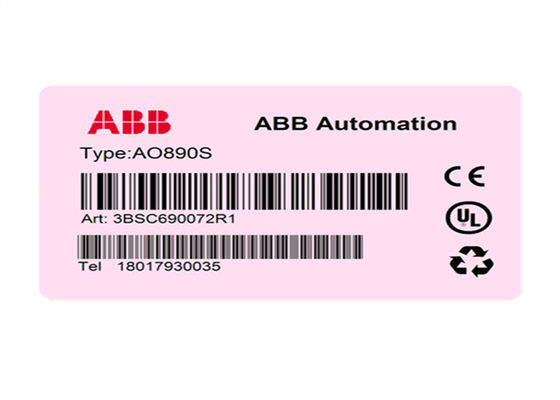 뉴는 AC 800M을 위해 S800 아날로그 3BSC690072R1 ABB AO890 본질적 금고 I/O 모듈을  밀봉했습니다