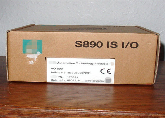 뉴는 AC 800M을 위해 S800 아날로그 3BSC690072R1 ABB AO890 본질적 금고 I/O 모듈을  밀봉했습니다