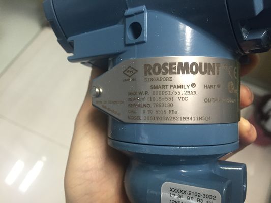 로즈먼트 3051은 송신기 3051TG3A2B21BB4I1M5Q4 0-5516KPA를 압박합니다