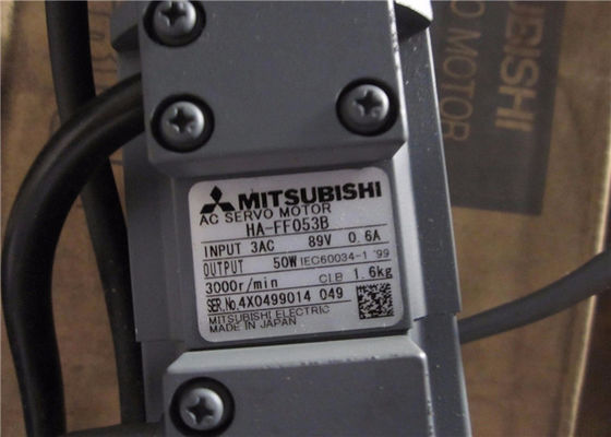 미츠비시 50W 산업적 AC 서보 모터 HA-FF053B 3000r/Min 새로운 원형
