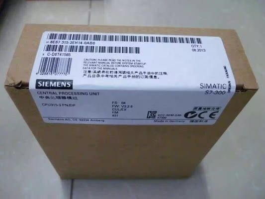 지멘스 6ES7315-2EH14-0AB0 1번째 인터페이스 MPI / DP 12 메가비트 / Ｓ, 2번째 인터페이스 이더넷 PROFINET