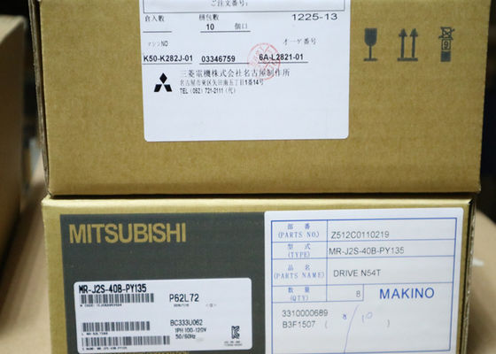 새로운 AC 서보 드라이브 400W MR-J2S 시리즈인 미츠비시 전기 구동 MR-J2S-40B-PY135