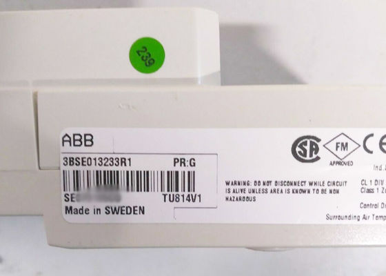 3BSE013233R1 TU814V1 소형 MTU 50V 스냅-인 콘 ABB S800 터미널 유니트