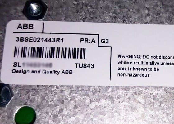TU843 단자 블록 모듈 3BSE021443R1은 MTU 유닛 50V 800xA를 확장했습니다