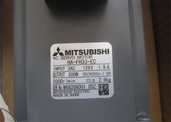 새로운 미츠비시 300W HA-FH33-EC 산업적 AC 서보 모터 HAFH33EC 129V 1.9A