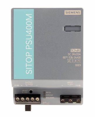 SIEMNES 6EP1536-3AA00  SITOP PSU400M 20 DC / dc 컨버터가 다음을 입력했습니다 600 Ｖ dc 출력 : 24 Ｖ DC/20 A