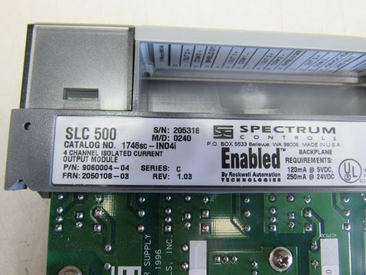 1746sc-INO4I 스펙트럼 Controls21 마 아날로그 출력 모듈 0에서 60도 셀시우스