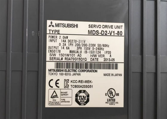 MDS-D2-V1-80 산업용 서보 드라이브 미쓰비시 시리즈 MDS-D AC 200-230V 50/60Hz 0.2A