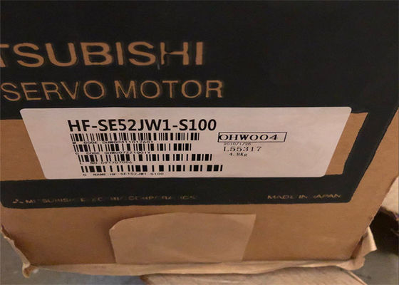주식에서 미츠비시 매체 타성력 0.5KW AC 서보 모터 HF-SE52JW1-S100 뉴