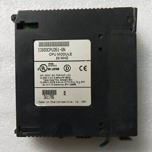 GE IC693CPU351 모듈에 프로그램을 입력하기 위한 240K 바이트 25MHz 0°C –60°C
