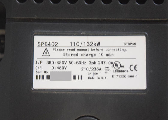 Nidec 제어 기술 Unidrive SP6402 110/132kW 인버터 210A 산업용 서보 드라이브