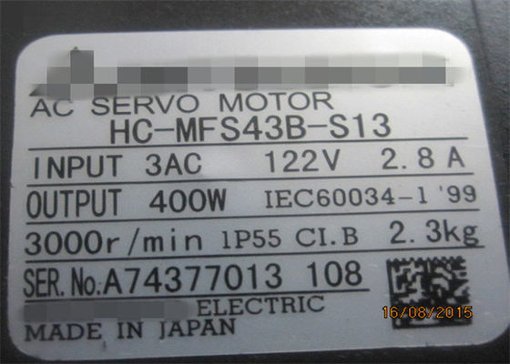 미츠비시 산업적 AC 서보 모터 HC-MFS43-S13 HC-MFS43B-S13 동력 400KW