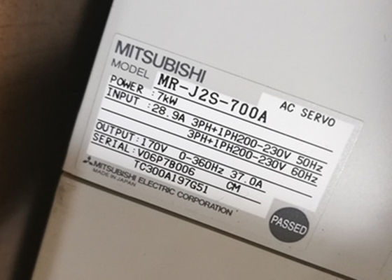 7KW 220V AC 서보 모터 운전자 미츠비시 MR-J2S-700A MELSERVO MR-J2 산업적 증폭기