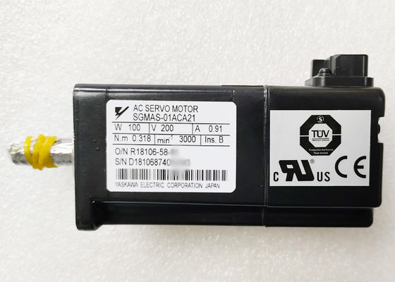 SGMAS-01ACA21 AC 서보 모터 SGMAS01ACA21 0.91Amp 200Vac R/Min3000