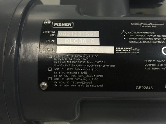 DLC3010 Fihser HART 249W 디지털 레벨 컨트롤러 12~30V DC