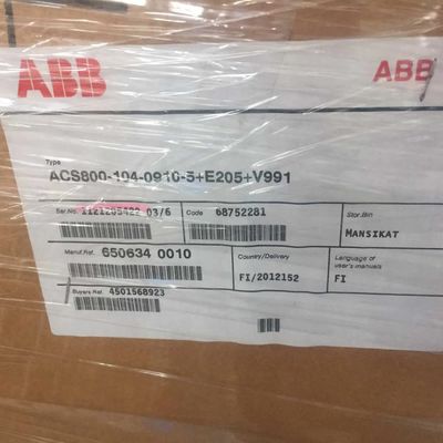 ABB ACS800-04M-0610-7 3단계 560 kW 주파수 변환기 205kg 현재 제품