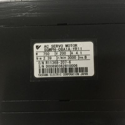야스카와 AC 산업용 세르보 모터 SGMPH-08A1A-YR11 750W 200V