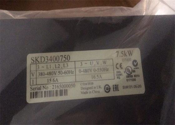 니덱 제어 기술 AC 인버터 SKD3400750 에머슨 지휘자 SK 3ph 드라이브 7.5KW 380V